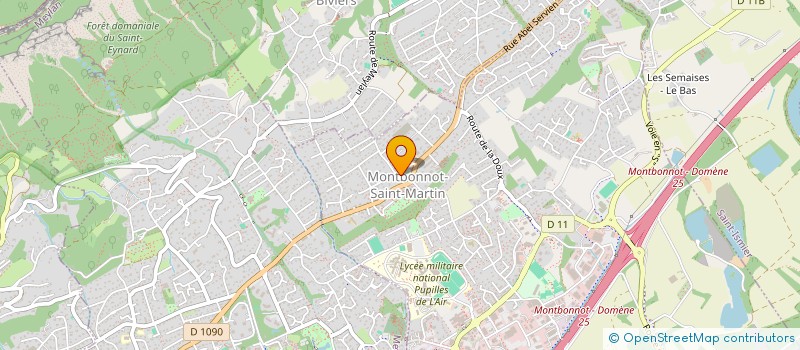 localisation de l'entreprise MONSIEUR ROBERT FEROTIN  MONTBONNOT-SAINT-MARTIN