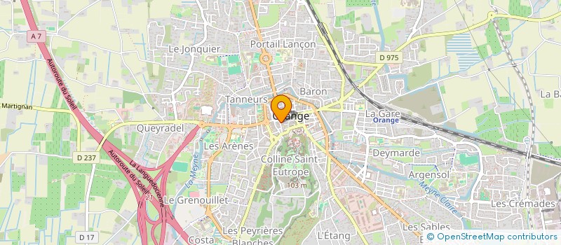 localisation de l'entreprise MONSIEUR ROBERT FERRER  ORANGE