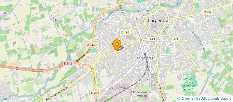 localisation de l'entreprise MONSIEUR ROBERT FERRUA  CARPENTRAS