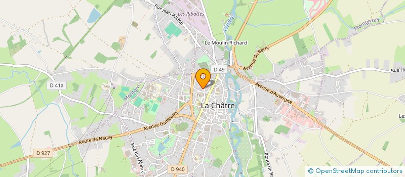 localisation de l'entreprise MONSIEUR ROBERT FILIMON à LA CHATRE