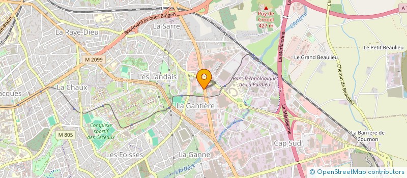 localisation de l'entreprise MONSIEUR ROBERT FLAT  CLERMONT-FERRAND