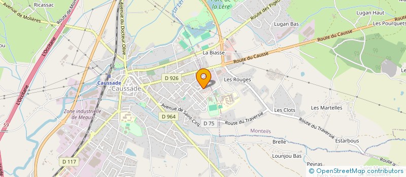 localisation de l'entreprise MONSIEUR ROBERT FLAUJAC  SAINT-CIRQ