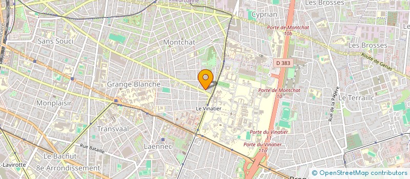 localisation de l'entreprise MONSIEUR ROBERT FLECHE  LYON