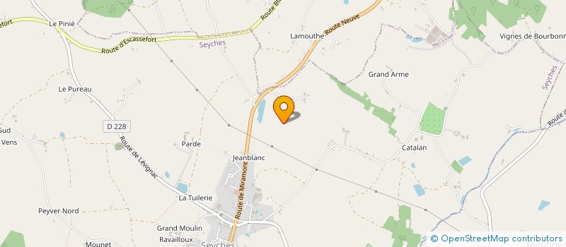 localisation de l'entreprise MONSIEUR ROBERT FLOURET  ESCASSEFORT