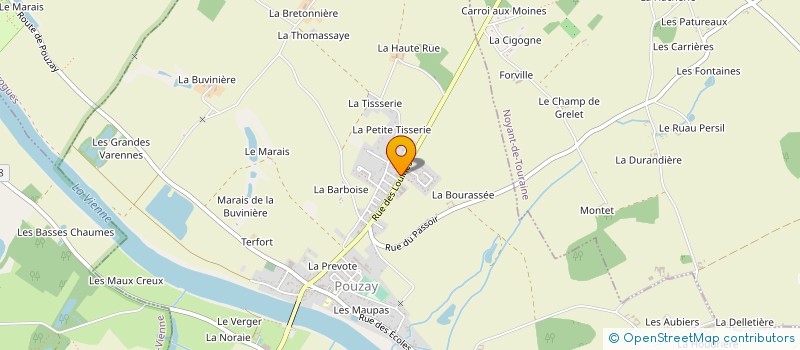 localisation de l'entreprise MONSIEUR ROBERT FONTAINE à POUZAY