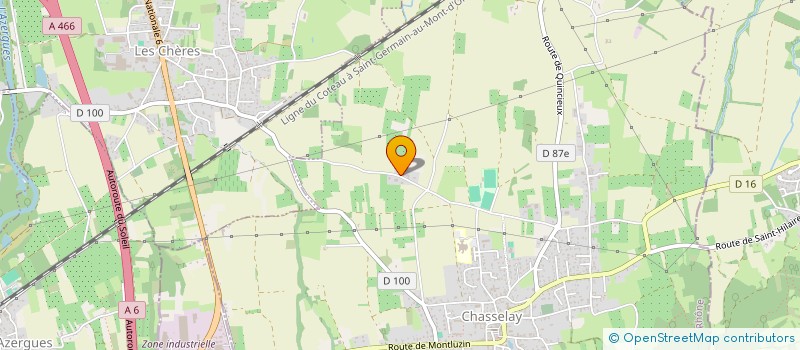 localisation de l'entreprise MONSIEUR ROBERT FONTAINE à CHASSELAY