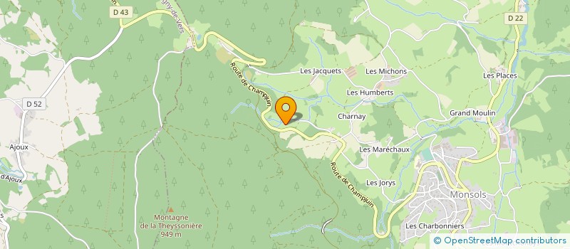 localisation de l'entreprise MONSIEUR ROBERT FOREST  DEUX-GROSNES