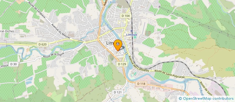 localisation de l'entreprise MONSIEUR ROBERT FOSTER à LIMOUX