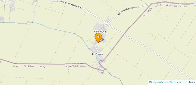 localisation de l'entreprise MONSIEUR ROBERT FOUCAULT  BEAUMONT-DU-GATINAIS