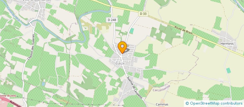 localisation de l'entreprise MONSIEUR ROBERT FOUCHE  CAUX-ET-SAUZENS