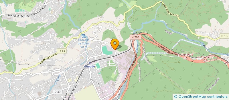 localisation de l'entreprise MONSIEUR ROBERT FOULAZ  PASSY