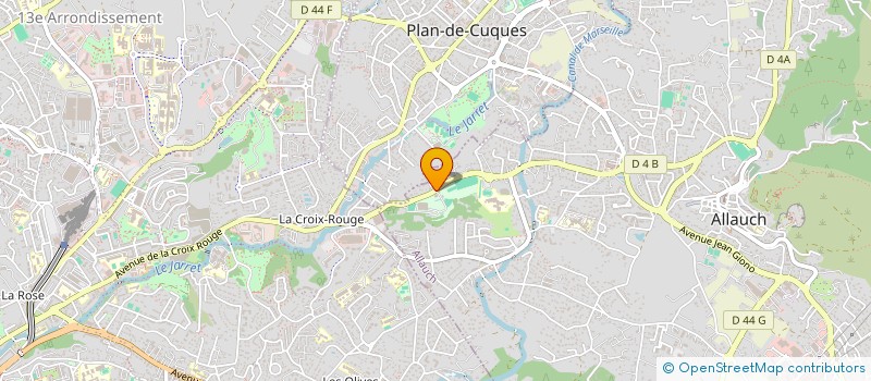 localisation de l'entreprise MONSIEUR ROBERT FOUQUE à ALLAUCH