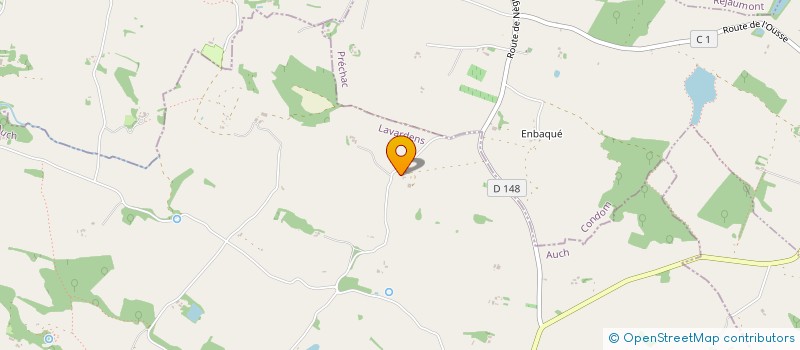 localisation de l'entreprise MONSIEUR ROBERT FOURCADE  LAVARDENS