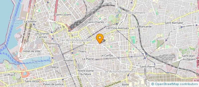 localisation de l'entreprise MONSIEUR ROBERT FOURNIER à MARSEILLE