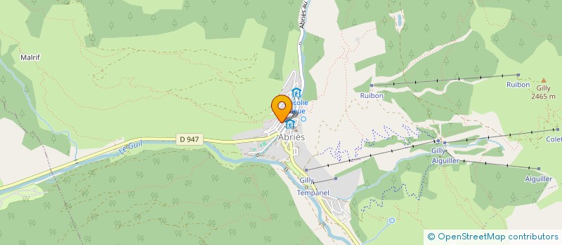 localisation de l'entreprise MONSIEUR ROBERT FRANCESCHI  ABRIES-RISTOLAS