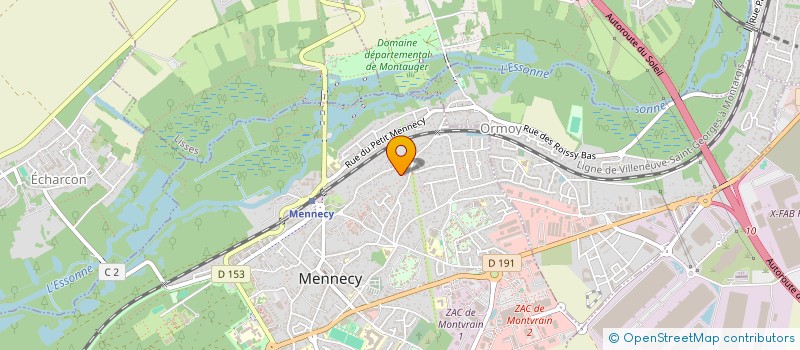 localisation de l'entreprise MONSIEUR ROBERT FRANCO RAMIREZ à MENNECY