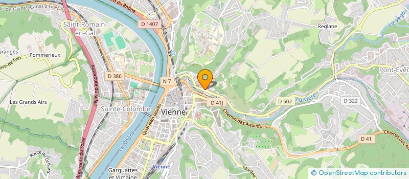 localisation de l'entreprise MONSIEUR ROBERT FRAU à VIENNE