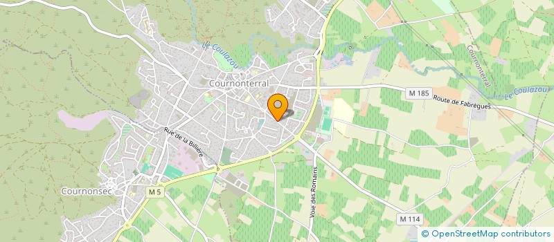 localisation de l'entreprise MONSIEUR ROBERT FRAYSSE  COURNONTERRAL