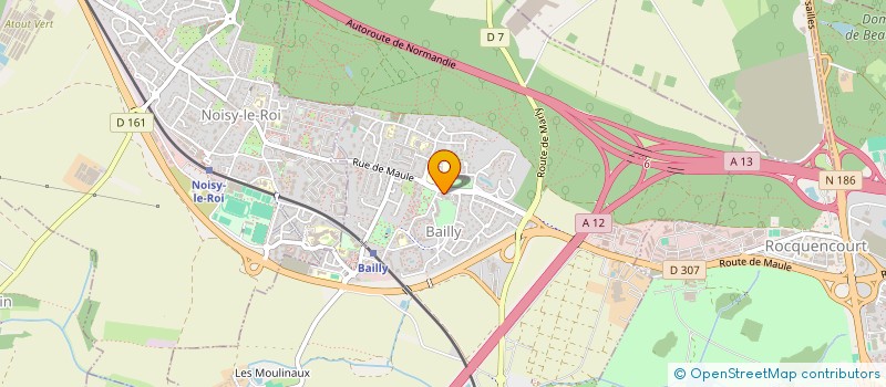 localisation de l'entreprise MONSIEUR ROBERT FRONTAUX  BAILLY