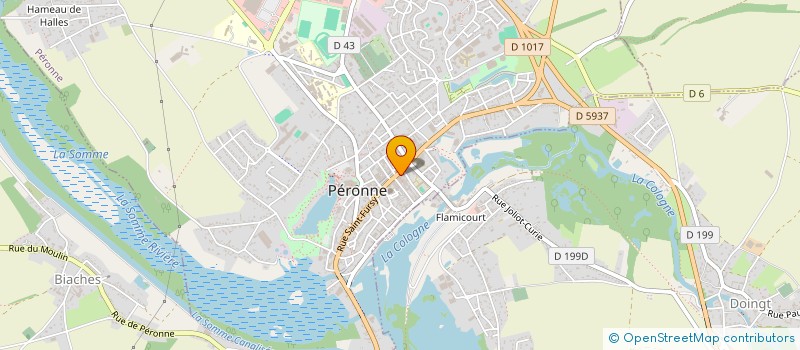 localisation de l'entreprise MONSIEUR ROBERT FRUCHET  PERONNE