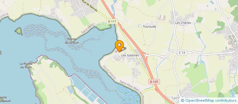 localisation de l'entreprise MONSIEUR ROBERT FRUSTEC  SAINT-PERE-MARC-EN-POULET