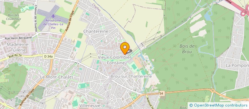 localisation de l'entreprise MONSIEUR ROBERT FU ALIAS PHU  CHELLES