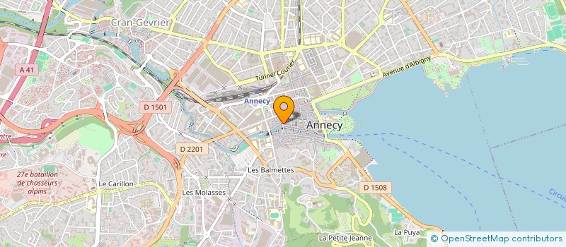 localisation de l'entreprise MONSIEUR ROBERT FUDALA  ANNECY