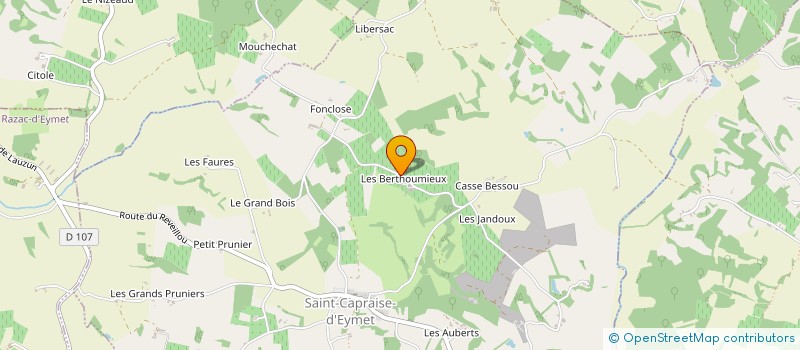 localisation de l'entreprise MONSIEUR ROBERT FULLER  ST-CAPRAISE-D EYMET