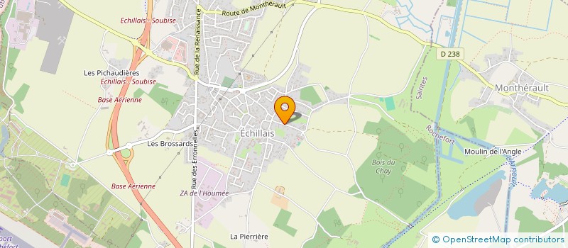 localisation de l'entreprise MONSIEUR ROBERT GACON  ECHILLAIS