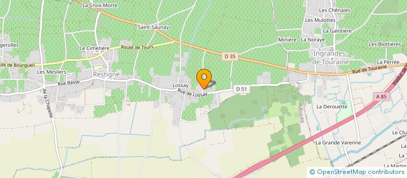 localisation de l'entreprise MONSIEUR ROBERT GALBRUN  RESTIGNE