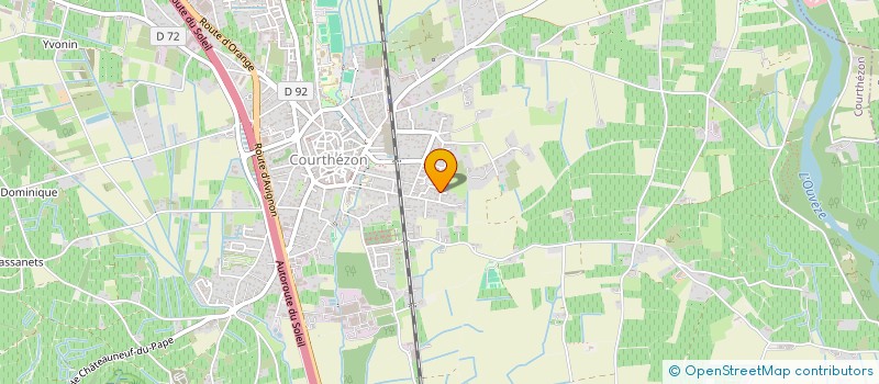 localisation de l'entreprise MONSIEUR ROBERT GALISSARD  COURTHEZON