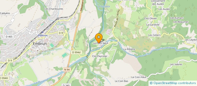 localisation de l'entreprise MONSIEUR ROBERT GANDELLI  CROTS