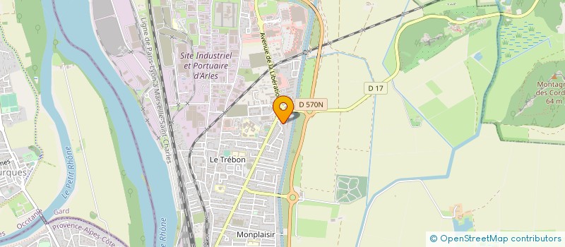 localisation de l'entreprise MONSIEUR ROBERT GARCIA à ARLES
