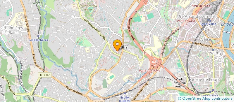 localisation de l'entreprise MONSIEUR ROBERT GARDETTE  ECULLY