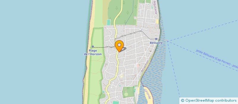 localisation de l'entreprise MONSIEUR ROBERT GARRIC  LEGE-CAP-FERRET