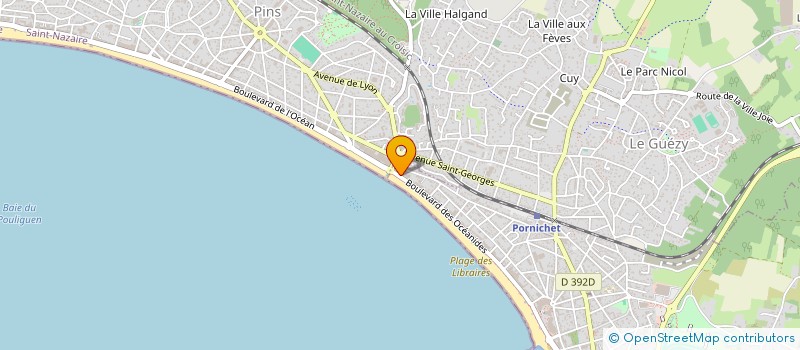 localisation de l'entreprise MONSIEUR ROBERT GASCOIN  PORNICHET