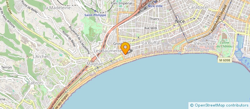 localisation de l'entreprise MONSIEUR ROBERT GAUCHER à NICE