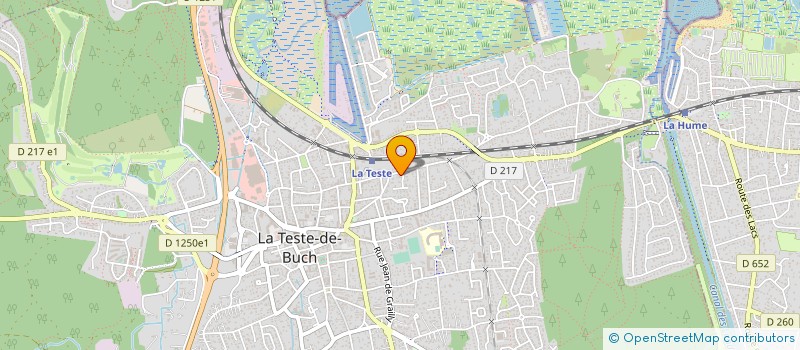 localisation de l'entreprise MONSIEUR ROBERT GAUDRY à LA TESTE-DE-BUCH