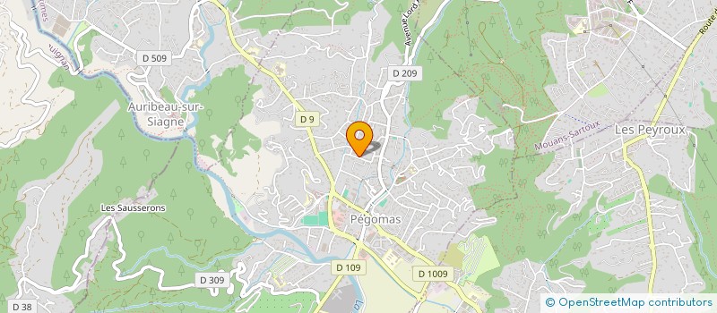 localisation de l'entreprise MONSIEUR ROBERT GAUTHIER  PEGOMAS