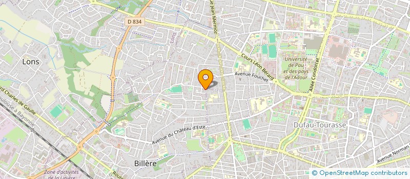 localisation de l'entreprise MONSIEUR ROBERT GAZAUBE à BILLERE