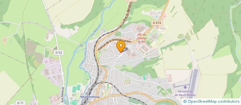 localisation de l'entreprise MONSIEUR ROBERT GEGOUT à NEUFCHATEAU