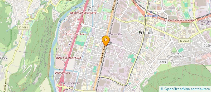 localisation de l'entreprise MONSIEUR ROBERT GENIN à ECHIROLLES