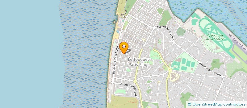 localisation de l'entreprise MONSIEUR ROBERT GENSE  LE TOUQUET-PARIS-PLAGE