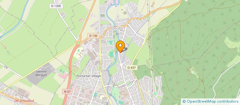 localisation de l'entreprise MONSIEUR ROBERT GEOLIER  DOUBS