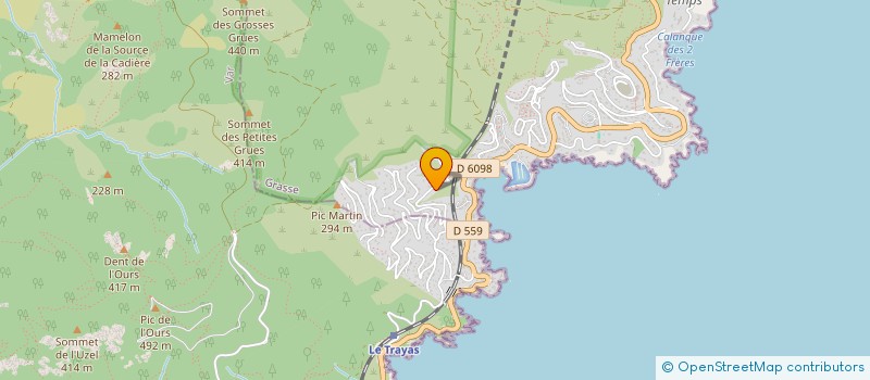 localisation de l'entreprise MONSIEUR ROBERT GIORDANO  THEOULE-SUR-MER