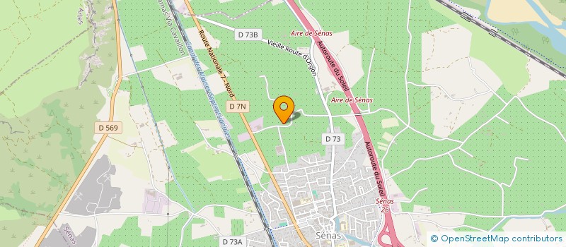 localisation de l'entreprise MONSIEUR ROBERT GIORDANO  SENAS