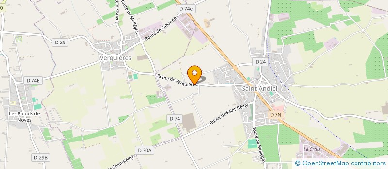 localisation de l'entreprise MONSIEUR ROBERT GIRARD à SAINT-ANDIOL