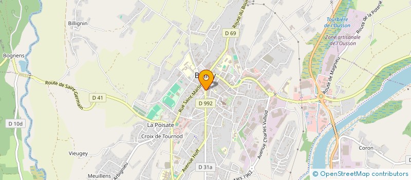 localisation de l'entreprise MONSIEUR ROBERT GIREL  BELLEY