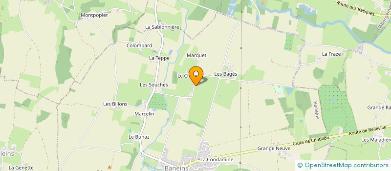 localisation de l'entreprise MONSIEUR ROBERT GIVRE  SAINT-TRIVIER-SUR-MOIGNANS