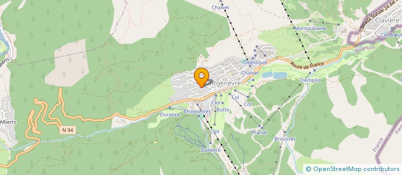 localisation de l'entreprise MONSIEUR ROBERT GLAIVE à MONTGENEVRE